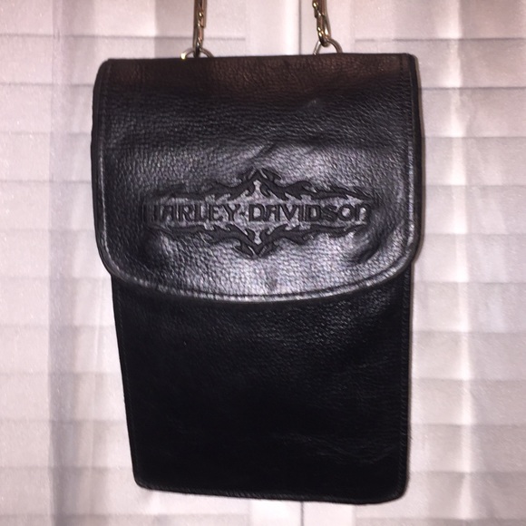 Harley-Davidson Handbags - HARLEY DAVIDSON Embroidered Leather Cross body bag